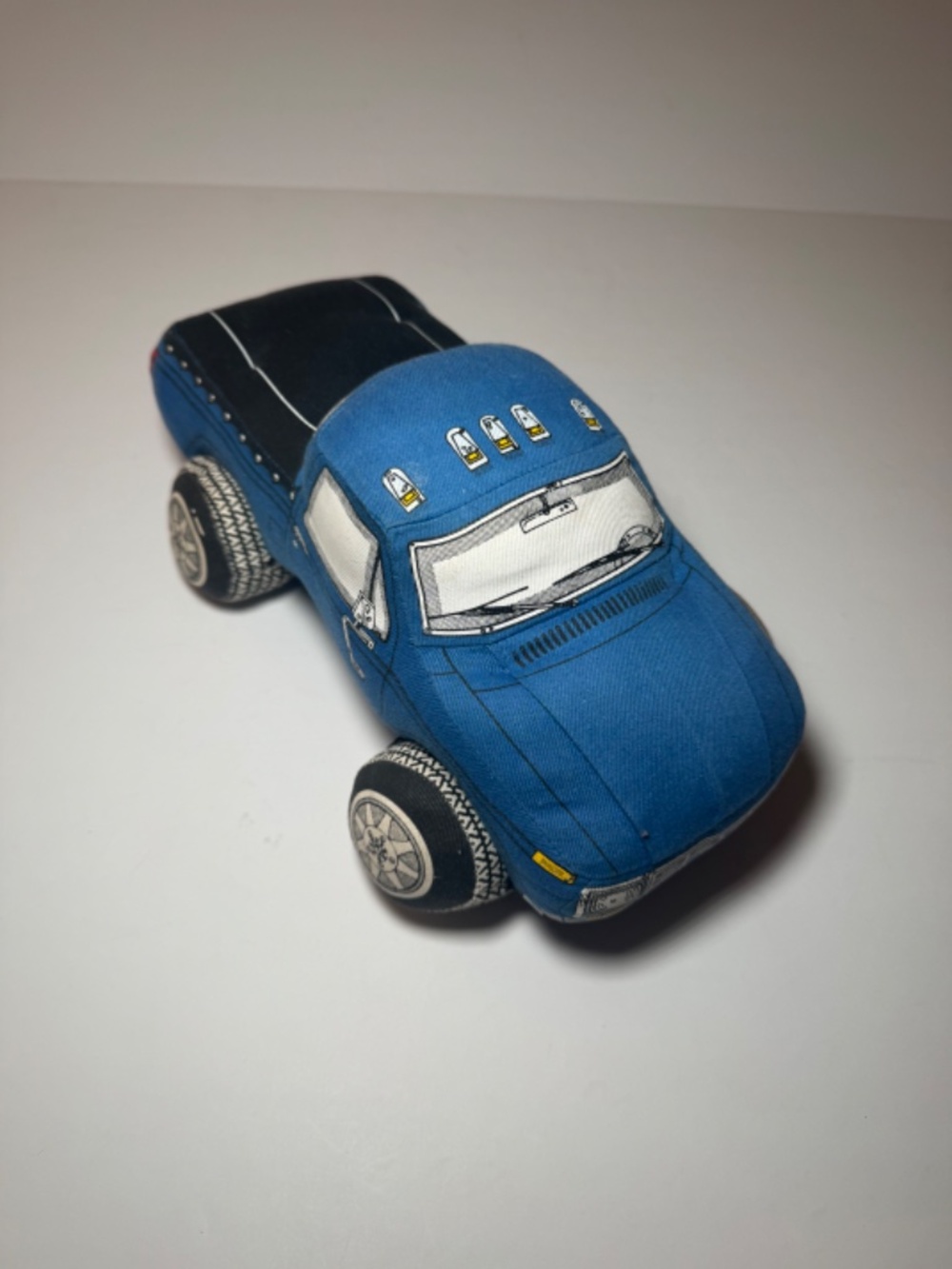 Dreamwheels 1965 Ford Pickup Truck Plush Stuffed Vehicle Blue Collectible Toy - Picture 2 of 5